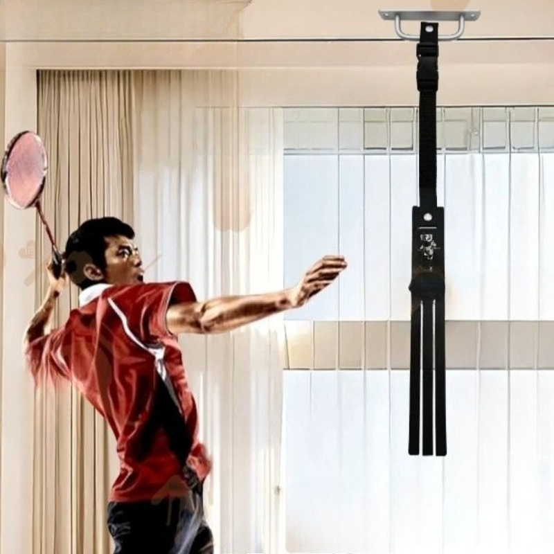 Badminton Background - Adjustable Height Badminton High Distance Trainer