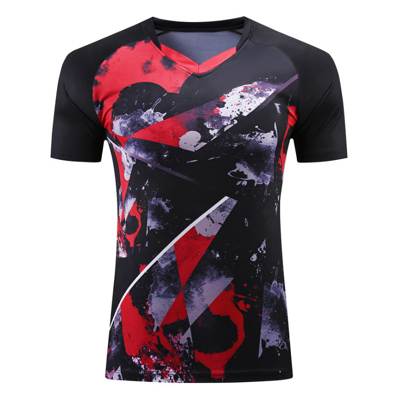 Table Tennis V Neck Shirt Men  - Badminton Jersey review and price