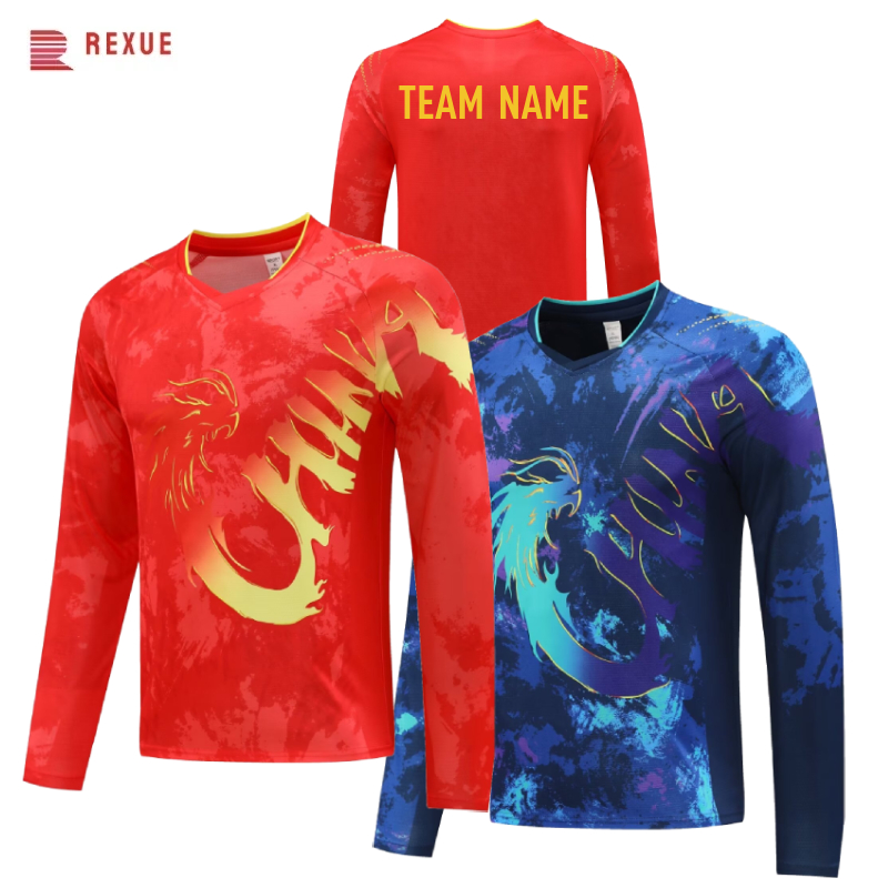 China Dragon Long Sleeve Table - Badminton Jersey review and price