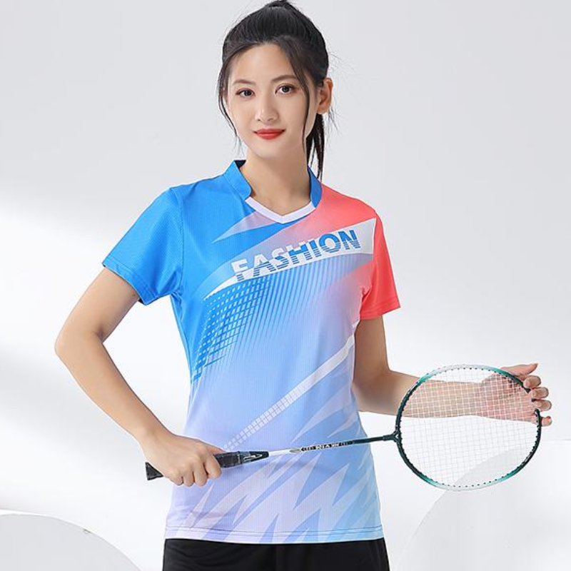Women Badminton Shirt Print Go - Badminton Jersey review and price